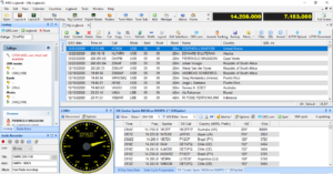 Ham Radio Deluxe logging screen