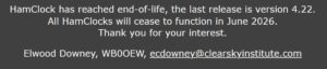 HamClock End of Life - OpenHamClock Replacement